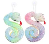 POPETPOP 2 Piezas Colgante De Serpiente De Colores Serpientes Rellenas Pequeña Serpiente De Peluche Divertidos Juguetes De Peluche De Serpiente Peluche De Serpiente Gigante Algodón PP.