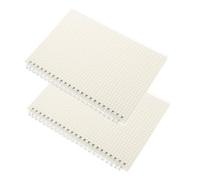 POPETPOP 2 piezas Cuaderno Cuadriculado Espiral Matemáticas y Trabajo de Notas con Páginas Planificadoras para Estudiantes y Oficina de Unidades