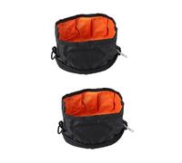 POPETPOP 2 Piezas Cuencos Plegables para Perros para Viajar Mascota Tazón De Perro Plegable Tazón De Agua para Perros Equipo De Senderismo para De Comida Exterior