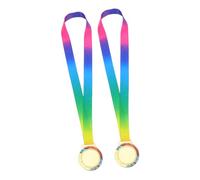 POPETPOP 2 Piezas de Metal para Deportivas de Aleado para Maratones Fútbol y Baloncesto Eventos Escolares