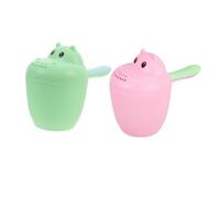 POPETPOP 2 Piezas de Taza para Lavar el Cabello de Ñiño, Taza de Champú Segura y Duradera de Pp para Baño Diseño Adorable para Baño Infantil