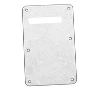 POPETPOP 2 Piezas Electric Guitar Back Plate Cover Plastic Rounded Edge Tremolo Cavity Protector With Screws Dust And Scratch Guard For Repair And Replacement