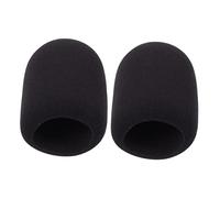 POPETPOP 2 Piezas Escudo Antiexplosión de Esponja para Micrófono Negro para Ktv Fundas Aplicables para Micrófono Protectores