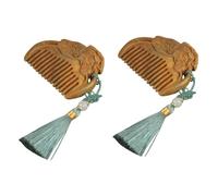 POPETPOP 2 Piezas Espejo De Cuerpo Entero Mini Cepillo Peines Para Cepillo De Pelo Seco Peine De Pelo De Mujer Cepillar Masaje Del Cuero Cabelludo Seda Cabello Perder Peine De Madera