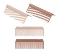 POPETPOP 2 Piezas Férulas para Peinar el Cabello Peine de Fibra de Carbono Accesorio para Alisar el Cabello Cepillo Resistente al Calor para Uso Casa Peine Clip