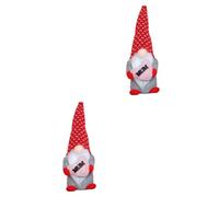 POPETPOP 2 Piezas GNOME Sin Cara para Madre Adorno de Decoración de Rudolph Escena Festiva para Adorno de Peluche