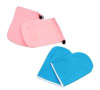 POPETPOP 2 piezas Guantes de Paraffina para Cuidado de Manos Guantes Caliente para Spa y Masaje Lavables y Reutilizables para Casa y Salones de