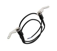POPETPOP 2 Piezas Interruptores de Manillar para Moto Acero Inoxidable Autobloqueo y Reinicio Control Ventilador Faro Bocina con Soporte para Montaje de Luz Direccional
