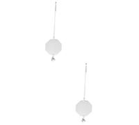 POPETPOP 2 Piezas Juguete de Espejo de Loro glop Game Toys pajaros jueguetes Accesorio Aves Espejo de pájaros con Campana Espejos de Loros Jaula de pájaros de Juguete Loro Juguetes Acrílico