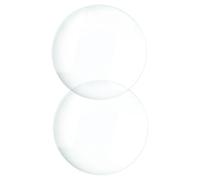 POPETPOP 2 piezas Lentes de Vidrio Óptico Doble Convexas Focal para Enseñanza y Experimentos Científicos Precisión Refracción y Enfoque Kit para Uso Laboratorio