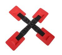 POPETPOP 2 Piezas Mango de Repuesto para Tabla Inflable y Kayak, Rojo | Plástico y Nylon, Agarre Cómodo, Resistente al Impacto Abrasión, Diseño Multifuncional para Agua