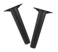 POPETPOP 2 Piezas Marco de Soporte de la Cama Partes pie de Cama Piezas de Cama Ajustables Patas Ajustables pies Pata Ajustable para Muebles Patas de Apoyo para Muebles Acero plastico Negro