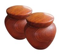 POPETPOP 2 Piezas Mini Tarro Hermético De Madera para Urnas Pequeñas De Cenizas Urnas De Cremación para Mascotas y Humanos para Cremación
