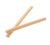 POPETPOP 2 Piezas Palos Rítmicos de Madera para Instrumento Musical Educativo Seguro y Básico para Desarrollo Cognitivo y Aprendizaje de Ritmo Clase