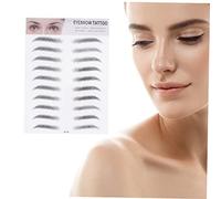 POPETPOP 2 Piezas Pegatinas Para Cejas Reales Guías Para Cejas Temporales Impermeables Para Forma Para Mujeres y Niñas Modelo De