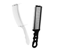 POPETPOP 2 Piezas Peine Cortapelos Peine De Posicionamiento Tijeras De Peluqueria Peine De Guía De Desvanecimiento Peine De Peluqueria Utilidades El Plastico Cabello Corto