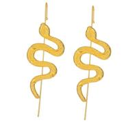 POPETPOP 2 piezas Pendientes Clip Serpiente Punk Diseño Garra Oreja sin Perforación Accesorio Elegante para Mujeres y Niñas Fácil Uso y Estilo Gótico