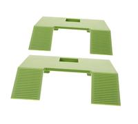 POPETPOP 2 Piezas Plataforma para Tomar el Sol para Tortugas con Ventosas Flotante y Resistente Rampa de Escalada para Acuarios y Terrarios de Plástico Duradero Verde Grande y Pequeño para