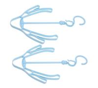 POPETPOP 2 Piezas Secador de Zapatos Plástico Resistente Unidades Organizador Colgante Azul para Botas y Calzado Soporte Ligero y Antiviento para Armario y Camping