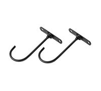 POPETPOP 2 Piezas Soporte para Plátanos Colgador Giratorio Bajo Gabinete Organizador de Cocina Compacto y Práctico para Mantener Frutas y Ordenar Utensilios Cocinas Pequeñas Color Negro