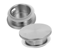 POPETPOP 2 piezas Tapa de Jarra Inoxidable para Filtrar y Bebidas de Cubierta Antipolvo para Jarras de Agua y Jugos Accesorio de Uso Diario