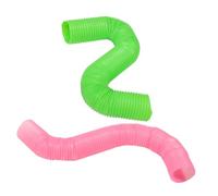 POPETPOP 2 Piezas Túnel Plegable para Hámsters y Hurones Tubo Extensible de Plástico para Ejercicio y Escondite de Mascotas Pequeñas Interactivo para Ratas y Animales Pequeños de Unidades