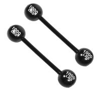 POPETPOP 2 Piezas Unidades Mancuernas Inflables Engrosadas PVC Juguetes Deportivos para Adultos Accesorios para Fiestas y Actividades Familiares Resistentes y Divertidos para Coordinación