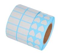 POPETPOP 2 Rollos Etiquetas Blancas Adhesivas Rectangulares para Contenedores de Almacenaje Superficie Escribible y Autoadhesiva Etiquetas Versátiles para Manualidades Oficina y Pintura de