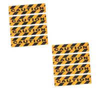 POPETPOP 2 series Adhesivos Antideslizantes Cinta Adhesiva De Precaución Tiras De Advertencia De Precaución Cinta Reflectante Antideslizante Para Exteriores Cinta 4 piezas*2