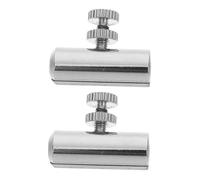 POPETPOP 2 Silenciadores Ajustables para Violonchelo, Accesorio para Instrumentos Musicales, Supresor de Tono para Violonchelo, Color Plateado, Fácil Transporte y Uso en Práctica o Actuación