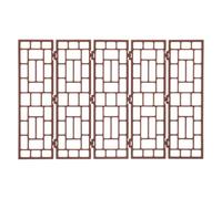 POPETPOP 20 de Plástico Estilo Chino, Mini Divisor Oriental para Decoración de Casas de Muñecas, Accesorios para Habitaciones y Muebles en Miniatura