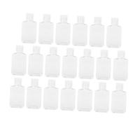 POPETPOP 20 Piezas Botella De Almacenamiento Vacía Botella De Loción De Pet Tapa Para Desmaquillante Para Cosméticos Para Viajes y Uso Diario