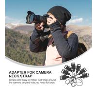 POPETPOP 20 Piezas Conector Qd para Correa de Cámara Hebilla de Liberación Rápida para Correa de Cuello y Ojal para Cámara Resistente y Fácil de Usar