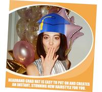 POPETPOP 20 Piezas Gorros de Graduación DIY con Borlas Falsas para Fiesta Infantil y Ceremonia Escolar Decoración Creativa y Accesorios Fotográficos