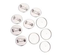 POPETPOP 20 Piezas Insignia De Broche Bases Para Broches Diy De Accesorios Para Hacer Broches Bandejas Para Insignias Para Proyectos De Manualidades y Decoración De Ropa