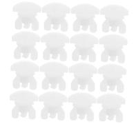 POPETPOP 20 Piezas Unidades Topes para Riel de Cortina Accesorios de Repuesto de Plástico para Sistema de Poleas de Cortina Rodillos Optimizados para Deslizamiento y Protección de