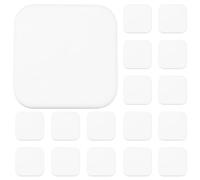 POPETPOP 20 Protectores de Puerta y Pared de Silicona Diseño Cuadrado, Parachoques Adhesivos Resistentes para Manijas, Silenciadores de Puerta, Ideales para Proteger Paredes Hogar
