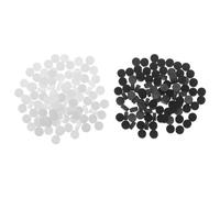 POPETPOP 200 Marcadores de Trastes para Guitarra Puntos de Incrustación Laterales 6 X 25 MM Accesorios para Instrumentos Musicales Blanco y Negro Juego de 200 Piezas