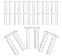 POPETPOP 200 piezas Fundas de Compresión de Plástico Transparente para Gafas sin Montura Accesorios Duraderos con Diseño de Orificio Perforado para Reparación y Fijación Cómoda