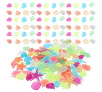 POPETPOP 200 Piezas Guijarros Luminosos para Acuarios y Decoración Floral Piedras para Peceras y Efecto Brillante