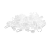 POPETPOP 200piezas Copa De Anillo De Pegamento Copas De Anillo De Pigmento De Pegamento De Pestañas Color Transparente Material De Plástico Uso Para Tatuajes y Maquillaje