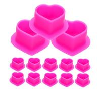 POPETPOP 200piezas Vasos De Tinta Con Forma De Corazón De Silicona Para Limpieza De Tinta Soportes De Para Herramientas De Maquillaje Salón
