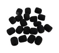 POPETPOP 20piezas Algodón Anti-spray Para Micrófonos Fundas De Esponja Prueba De Viento Protección Para Micrófono De Solapa Accesorios Prácticos