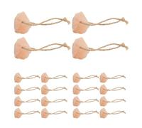 POPETPOP 20piezas Bloques de Sal para Lamer Mascotas Juguetes Masticables de Sal Natural Cuerda para Colgar Ladrillo Mineral de Cristal para Jaula o Granero para Alpacas y Conejos