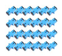 POPETPOP 24 Piezas Adaptador de Fibra Óptica con Brida Acoplador Simplex para Cable de Fibra Óptica Inserción y Alta Estabilidad Térmica Reutilizable Duraderas