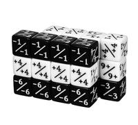 POPETPOP 24 Piezas Dados De Cálculo y Resta Dados De Apoyo Numéricos para Aprender Matemáticas Suministros para Mesa para Aulas y Fiestas