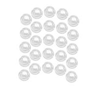 POPETPOP 25 Piezas Unidades Tope Cadena Cuentas Transparente para Persianas Verticales Accesorio Fijador para Seguro y Conexión Fácil