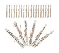 POPETPOP 25 Rollos de Mezuzá Kosher Preenrollados de Pergamino Hebreo para Puerta Judía, Decoración Tradicional Resistente para Puertas Interiores y Exteriores, Símbolo de Bendición