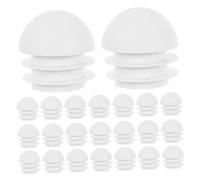 POPETPOP 25piezas Tapones De Plástico Redondos para Tubos Tapones Finales para Accesorios De Tubería Industriales y Domésticos