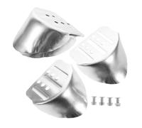 POPETPOP 2pares Metal Heel Bracket Replacement for Drywall Stilts Durable Drywall Stilt Parts for Enhanced Stability and Comfort